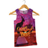 Australia Christmas Kangaroo Camping Men Singlet - Aussie Outback Merry Christmas Men Singlet