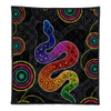 Australia Aboriginal Quilt - Indigenous Dreaming Rainbow Serpent Inspired Quilt