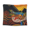 Australia Aboriginal Tapestry - Rainbow Serpent In Aboriginal Dreaming Art Inspired Tapestry