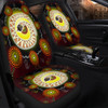 Australia Aboriginal Car Seat Cover - The Rainbow Serpent Dreaming Spirit Art Car Seat Cover