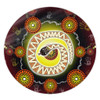 Australia Aboriginal Round Rug - The Rainbow Serpent Dreaming Spirit Art Round Rug