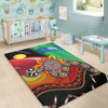 Australia Aboriginal Area Rug - The Rainbow Serpent Dreamtime Give Shape To The Earth Area Rug