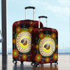 Australia Aboriginal Luggage Cover - The Rainbow Serpent Dreaming Spirit Art Luggage Cover