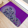 Australia Aboriginal Doormat - Purple Rainbow Serpent Dreaming Inspired Doormat