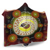 Australia Aboriginal Hooded Blanket - The Rainbow Serpent Dreaming Spirit Art Hooded Blanket
