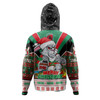 South Sydney Rabbitohs Custom Hoodie - South Sydney Rabbitohs Santa Aussie Big Things Hoodie