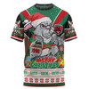 South Sydney Rabbitohs Custom T-shirt - South Sydney Rabbitohs Santa Aussie Big Things T-shirt