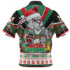 South Sydney Rabbitohs Custom Hawaiian Shirt - South Sydney Rabbitohs Santa Aussie Big Things Hawaiian Shirt