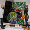 Australia Rainbow Serpent Aboriginal Quilt - Dreamtime Rainbow Serpent Contemporary Quilt