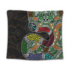 Australia Rainbow Serpent Aboriginal Tapestry - Dreamtime Rainbow Serpent Contemporary Tapestry