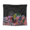 Australia Rainbow Serpent Aboriginal Tapestry - Dreamtime Rainbow Serpent Featuring Dot Style Tapestry