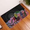 Australia Rainbow Serpent Aboriginal Doormat - Dreamtime Rainbow Serpent Featuring Dot Style Doormat