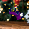 Melbourne Storm Christmas Acrylic And Wooden Ornament - Ugly Xmas Aboriginal Patterns Die Hard Fans