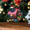 Penrith Panthers Christmas Acrylic And Wooden Ornament - Merry Christmas Our Beloved Team