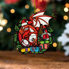 St. George Illawarra Dragons Christmas Acrylic And Wooden Ornament - Merry Christmas Our Beloved Team