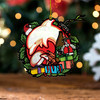 Redcliffe Dolphins Christmas Acrylic And Wooden Ornament - Merry Christmas Our Beloved Team