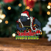 Penrith Panthers Christmas Acrylic And Wooden Ornament - Merry Chrissie Penrith Panthers Ornament