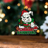 South Sydney Rabbitohs Acrylic And Wooden Ornament - Merry Chrissie Rabbitohs Ornament