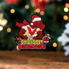 St. George Illawarra Dragons Christmas Acrylic And Wooden Ornament - Merry Chrissie Dragons Ornament
