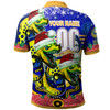 Parramatta Eels Christmas Polo Shirt - Custom Merry Chrissy Parramatta Eels Indigenous Polo Shirt