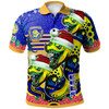 Parramatta Eels Christmas Polo Shirt - Custom Merry Chrissy Parramatta Eels Indigenous Polo Shirt