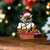 Wests Tigers Christmas Acrylic And Wooden Ornament - Merry Chrissie Tigers Ornament