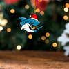 Cronulla-Sutherland Sharks Christmas Acrylic And Wooden Ornament - Special Ugly Christmas Sharks Ornament