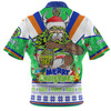 Canberra Raiders Christmas Custom Hawaiian Shirt - Canberra Viking Santa Aussie Big Things Hawaiian Shirt