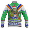 Canberra Raiders Christmas Custom Baseball Jacket - Canberra Viking Santa Aussie Big Things Baseball Jacket