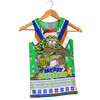 Canberra Raiders Christmas Custom Men Singlet - Canberra Viking Santa Aussie Big Things Men Singlet