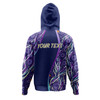 Australia Aboriginal Custom Hoodie - Purple Dot Dreamtime Hoodie