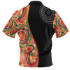 Australia Aboriginal Custom Polo Shirt - Aboriginal Art Style Abstract Polo Shirt