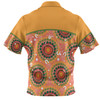 Australia Aboriginal Custom Polo Shirt - Abstract Seamless Pattern With Aboriginal Inspired Polo Shirt