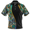 Australia Aboriginal Custom Polo Shirt - Color Dot Dreamtime Polo Shirt