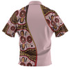 Australia Aboriginal Custom Polo Shirt - Aboriginal Inspired With Pink Background Polo Shirt