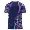 Australia Aboriginal Custom T-shirt - Purple Dot Dreamtime T-shirt