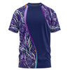 Australia Aboriginal Custom T-shirt - Purple Dot Dreamtime T-shirt