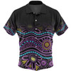 Australia Aboriginal Custom Hawaiian Shirt - Purple Dot In Aboriginal Style Hawaiian Shirt