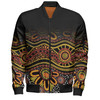 Australia Aboriginal Custom Bomber Jacket - Dot In Aboriginal Style Bomber Jacket