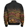 Australia Aboriginal Custom Bomber Jacket - Dot In Aboriginal Style Bomber Jacket