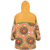 Australia Aboriginal Custom Snug Hoodie - Abstract Seamless Pattern With Aboriginal Inspired Snug Hoodie