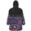 Australia Aboriginal Custom Snug Hoodie - Purple Dot In Aboriginal Style Snug Hoodie