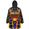 Australia Aboriginal Custom Snug Hoodie - Indigenous Dot With Boomerang Inspired Snug Hoodie