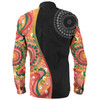 Australia Aboriginal Custom Long Sleeve Shirt - Aboriginal Art Style Abstract Long Sleeve Shirt