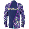 Australia Aboriginal Custom Long Sleeve Shirt - Purple Dot Dreamtime Long Sleeve Shirt