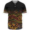 Australia Aboriginal Custom Baseball Shirt - Dot In Aboriginal Style Baseball Shirt