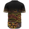 Australia Aboriginal Custom Baseball Shirt - Dot In Aboriginal Style Baseball Shirt