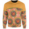 Australia Aboriginal Custom Sweatshirt - Abstract Seamless Pattern With Aboriginal Inspired Sweatshirt