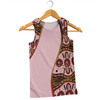 Australia Aboriginal Custom Men Singlet - Aboriginal Inspired With Pink Background Men Singlet