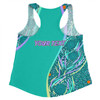 Australia Aboriginal Custom Women Racerback Singlet - Turquoise Dot Dreamtime Women Racerback Singlet